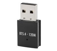 SUNGOOYUE Adaptador Bluetooth USB, Receptor y Transmisor Inalámbrico Bluetooth 5.4 con Antena Incorporada para Transmisión de 120 M, Compatible con10.1