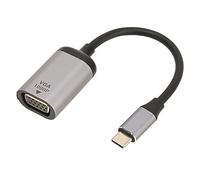 SUNGOOYUE Adaptador USB C a VGA, Resolución Convertidor de Aleación de Aluminio Tipo C a VGA con Plug and Play, para Computadora Portátil, Monitor de Escritorio, HDTV