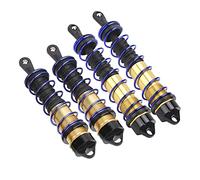 SUNGOOYUE Amortiguador Delantero y Trasero para Coche RC, Juego de Amortiguador Trasero de Aluminio 120 mm Delantero 140 mm para Coche RC 1/8(Dorado),amortiguadores RC 1/8