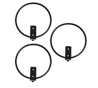 SUNGOOYUE Anillo Metálico para Soporte de Maceta, Colgador de Plantas | El Brazo Oscilante Gira 90 Grados, Uso en Interiores y Exteriores, Fácil Instalación para Contenedores Redondos de hasta