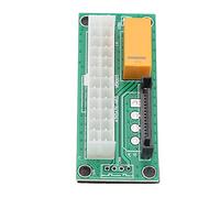 SUNGOOYUE Arrancador de Sincronización de Fuente de Alimentación Dual, Transmisión Estable Segura ATX24pin Plug and Play, con Placa de Alimentación Síncrona, para Fuentes de