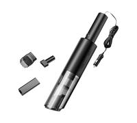 SUNGOOYUE Aspiradora de Mano de 120 W, Mini Aspiradora USB de Succión Fuerte de 6000 Pa con Filtro HEPA y 2 Cabezales de Cepillo para Limpieza de Pelo de Mascotas, Polvo, Coche, H (Cargador de Coche)