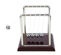 SUNGOOYUE Balance Pendulum Ball Toy Desk Table Ornament Educational Scientific Tool para Decoración de la Oficina en Casa y de Cumpleaños (Bola de Billar Cuadrada Mediana)
