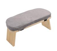 SUNGOOYUE Banco de Meditación, Taburete Plegable para Arrodillarse y Orar, Soporta Taburete de Yoga de 260 Libras con Cojín de Algodón Suave para una Postura Cómoda y Equilibrada para Uso