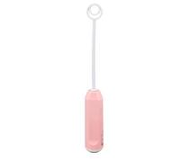 SUNGOOYUE Batidor de Huevos Eléctrico, Batidor de Huevos Automático Portátil, ABS, 3 W, Inalámbrico, Funciona con Pilas para café, Crema, Viajes, Cocina, Uso, Fácil Limpieza, Blanco (PINK)