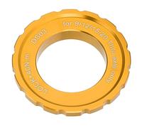 SUNGOOYUE Bike Centerlock Lockring, Centerlock Lockring Center Lock Juego de Ruedas Eje del Eje del Eje Disco Anillo de Bloqueo del Rotor para Bicicleta de Monta?a(Oro),centerlock lockring