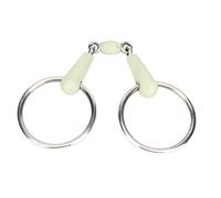 SUNGOOYUE Bocado de Caballo Flexible | Broca de entrenamiento para caballos a prueba de herrumbre, diseño de anillo de conexión flexible, propietarios de caballos