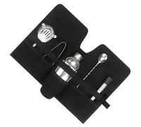 SUNGOOYUE Bolsa de Barman Profesional de Mixología con Diseño Fácil de Usar, Bolsa Compacta para Barman para Diversas Necesidades de Mezcla (Black)