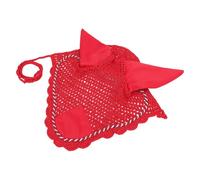 SUNGOOYUE Bonnón de Oreja de Caballo de Algodón, Algodón Transpirable Caballo de Algodón Velo Gat Neta para Caballos Sensibles