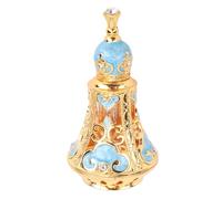 SUNGOOYUE Botella de Perfume Recargable, Botella de Spray de Perfume de Esmalte Vintage de Aleación de Zinc con Sello a Prueba de Fugas, Dispensador Reutilizable para Aceites Esenciales, Cosméticos