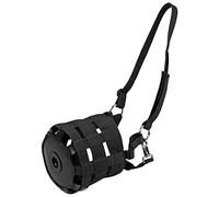 SUNGOOYUE Caballos de Pastoreo de Caballos, Cubierta de Boca Equina Segura Ajustable con Agujeros de Respiración, Equipo Ecuestre Resistente Al Desgaste para de, para Dieta, Fundador y Control de