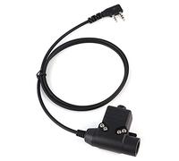 SUNGOOYUE Cable Adaptador de Walkie Talkie TK U94 PTT, Incisión Precisa, Ajuste Perfecto para Auriculares UV 5R TK 3107 KD C1, con Material de Metal ABS de, Conector de