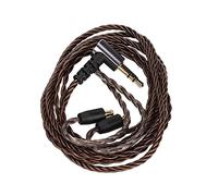 SUNGOOYUE Cable de Reemplazo de OFC Sonido Transparente para ATH E50 E70 LS300, Cable de Auriculares de Alta Resolución para Auriculares Conector CKS1100 A2DC