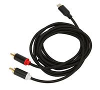 SUNGOOYUE Cable de USB C a 2, con Chip DAC Incorporado para Sonido HiFi, Plug and Play Tipo C a Doble Macho Adaptador Estéreo para Teléfono Inteligente, Portátil, Ta (o)