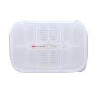 SUNGOOYUE Caja de Cría de Reptiles, Incubadora de Huevos de Reptil de Plástico con Tapa Transparente, Caja de Incubación de 16,5 X 11 X 5,2 Cm para Incubación y Cría de Huevos de Reptil Lagarto Gecko