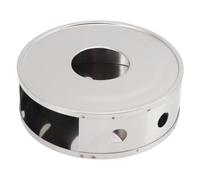 SUNGOOYUE Calentador de Tetera Calentador de Velas de té de Acero Inoxidable 304 con Diseño de Ventilación Hueca 15x5 Cm para Teteras de Cerámica de Hierro Fundido de Vidrio Uso Doméstico en