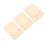 SUNGOOYUE Calza de Mástil para Guitarra Eléctrica, Protector Espaciador de Madera de Arce para Protección del Cuello y Absorción de Vibraciones, con Fácil Instalación (3 uds 0,5)