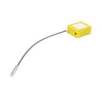SUNGOOYUE Candado de Cable de Bloqueo Candado de Seguridad de Acero Inoxidable con Llave Grillete de 85 Mm Cable de 175 Mm Cuerpo de Plástico de Ingeniería para Aislamiento de Mantenimiento de