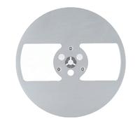 SUNGOOYUE Carrete de Cinta en Blanco Universal de 7"con Excelente Mano de Obra para Grabación de Sonido para Pletina de Casete de Carrete Abierto - Material de Aleación de Aluminio (SILVER)