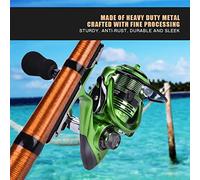 SUNGOOYUE Carrete de Metal Fsihing, Accesorios para el Carrete de Pesca de Pesca Pesada con un Interruptor de Palanca sin Retorno para Agua Dulce de Agua Salada (Verde XF7000 (Verde XF1000)