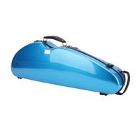 SUNGOOYUE Case de Violín de Fibra de Carbono, con Higrómetro para 4/4 3/4 1/2 1/8 Violines, Sujetador de Cabeza Seguro de Acero Inoxidable Pestillos de Acero Inoxidable 2 de