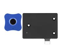 SUNGOOYUE Cerradura Inteligente de Gabinete con Huella Digital, Capacidad | Sensor biométrico semiconductor, desbloqueo táctil de 0,5 s, batería recargable de 500 mAh, alimentación de emergencia USB,