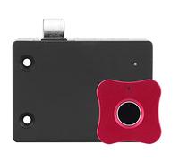 SUNGOOYUE Cerradura Inteligente de Gabinete con Huella Digital, Capacidad | Sensor biométrico semiconductor, desbloqueo táctil de 0,5 s, batería recargable de 500 mAh, alimentación de emergencia USB,