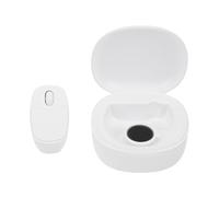 SUNGOOYUE Clicker de Volteador de Página Remoto Bluetooth, Rueda de Desplazamiento Multifuncional con Base de Carga para Obturador de Cámara de Grabación de Vídeo de Teléfono (White)