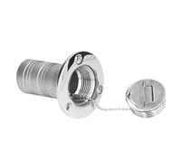 SUNGOOYUE Conexión de Relleno de Mar sin Keystless 38 Mm 316 Puerto de Tanque de Acero Inoxidable con un Anillo de Sellado para Caravanas, Remolques, Remolques (#3)