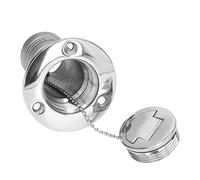 SUNGOOYUE Conexión de Relleno de Mar sin Keystless 38 Mm 316 Puerto de Tanque de Acero Inoxidable con un Anillo de Sellado para Caravanas, Remolques, Remolques (#4)