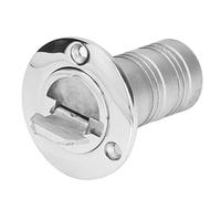 SUNGOOYUE Conexión de Relleno de Mar sin Keystless 38 Mm 316 Puerto de Tanque de Acero Inoxidable con un Anillo de Sellado para Caravanas, Remolques, Remolques (#6)