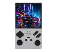 SUNGOOYUE Consola de Juegos Portátil Retro, Dispositivo de Juego Portátil de 4 Pulgadas para Adultos con Memoria de 256 GB (Silver)