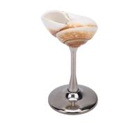 SUNGOOYUE Copa de Vino de Concha, Recipiente de Copas de Vino, Copa Temática Oceánica Hecha a Mano para Bebidas Frías de de Concha, de de Natural para Beber (B)