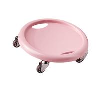 SUNGOOYUE Core Slider, Herramienta de Entrenamiento Abdominal con 4 Rodillos y Patrón Antideslizante para Gimnasio en Casa, Oficina y Varios Entrenamientos (PINK)