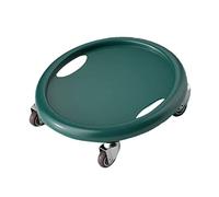 SUNGOOYUE Core Slider, Herramienta de Entrenamiento Abdominal con 4 Rodillos y Patrón Antideslizante para Gimnasio en Casa, Oficina y Varios Entrenamientos (verde oscuro)