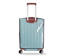 SUNGOOYUE Cubierta de Equipaje 18 20 22 Pulgadas Protector de Cubierta de Maleta, Manijas de Apertura de PVC Transparentes, Cinta Adhesiva Fuerte, Encuentre su Maleta Fácilmente, No Incluya la de