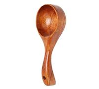 SUNGOOYUE Cuchara de Gachas de Madera, Cuchara de Agua de Madera Natural Phoebe con Cómodo y Superficie Lisa, para Cocina Casera, Restaurante