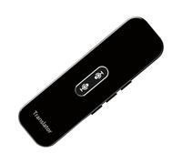 SUNGOOYUE Dispositivo Traductor de Idiomas, Traducción de Voz en Tiempo Real con Soporte para Varios Idiomas, para Viajes, Negocios, Aprendizaje, Chats Sociales (Grey)