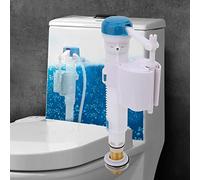 SUNGOOYUE Dual Flush Cistyn Siphon -Toilet -Presure Botón Válvula Se Adapta a una Profundidad de de 20-33 Cm Ahorra Agua Instalación Simple Adecuada para Inodoro/material Duradero (Válvula de