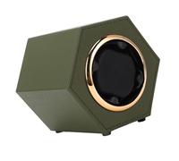 SUNGOOYUE Enrollador de Reloj Portátil en Forma Hexagonal con Reducción de Ruido, Adecuado Tanto para Relojes de Hombre como de Mujer, Diseño Compacto para Espacios Pequeños (Negro W147B)