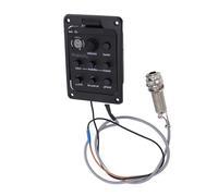 SUNGOOYUE Equalizador EQ de Preamplificador de Guitarra con Volumen de Pantalla LED de Sintonizador Incorporado Control de Agudos Medios de bajo Interruptor de Fase para Presys Plus Sonicore Pickup