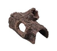 SUNGOOYUE Escondite para Acuario, Corteza de Corcho, Decoración Natural | Versatile aquarium and terrarium hideout for amphibians Versatile décor Cork bark texture 19 x 12 x 12 cm Fish tanks