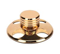 SUNGOOYUE Estabilizador de Peso Récord, Aleación de Aluminio, Claridad de Sonido Mejorada en Reproductores LP, Accesorio de Tocadiscos para Reducción de Vibraciones (Gold)