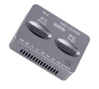 SUNGOOYUE Estación de Acoplamiento NVME Transferencia de Datos de Alta Velocidad Eficiente para // Mac Dual Bay Clone Station Aluminio Aleación