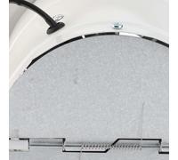 SUNGOOYUE Extractor de Aire Montado en la Pared de 40W, Ventilador de Ventilación de bajo Ruido de 150mm con Motor de Cobre y Aspas Resistentes para Baño, Cocina y Garaje (blanco crema)