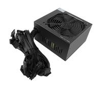 SUNGOOYUE Fuente de Alimentación para Computadora de 600 W, Fuente de Alimentación para Juegos ATX de 12 V con Certificación 80 Plus Bronze, con Control de Temperatura Inteligente y