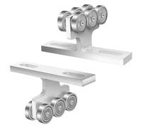 SUNGOOYUE Funcionamiento Silencioso, Conjunto de Carro de 6 Ruedas, Rodillo de Instalación del Polipasto Eléctrico, Capacidad de Carga de 255 Kg, 2 Piezas para Instalación del Polipasto