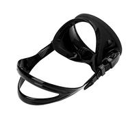 SUNGOOYUE Gafas de Buceo Anti Fog Wide Weep Geras de Snorkel Diadema Ajustable para Bucear Snorkel de Alimentos Grado de Silicona Vidrio Templado (BLACK)