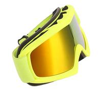 SUNGOOYUE Gafas de esquí Gafas sobre Diseño Lente de PC con Esponja Marco de Silicona TPU Antiviento para Nieve para Niños Esquí de Invierno Snowboard Uso Al Aire (YELLOW)