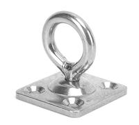 SUNGOOYUE Ganchos DE Techo DE Acero Inoxidable Corrosión -PLACA DE EYECHA RESISTENTE ESPACIOS Y PROCESOS DEL SEA (Hebilla de puerta cuadrada giratoria 5MM)